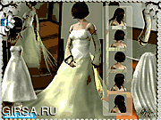 Флеш игра онлайн Тесс свадебное платье Up