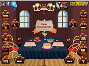 Флеш игра онлайн Декорирование на день Благодарения / Thanksgiving Celebration Decor