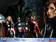 Флеш игра онлайн Найти предметы - Мстители / The Avengers HS