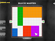 Флеш игра онлайн Блок Мастер / The Block Master