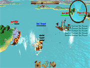 Флеш игра онлайн Карибского моря 3Д / The Caribbean Sea 3D