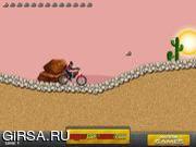 Флеш игра онлайн На велосипеде по пустыне