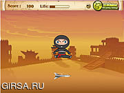 Флеш игра онлайн Яростный Ниндзя / The Furious Ninja