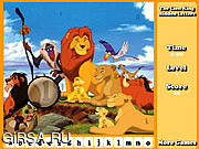 Флеш игра онлайн Король Лев - скрытые буквы / The Lion King Hidden Letters 