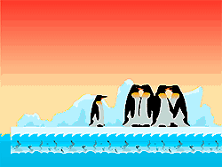 Флеш игра онлайн Самый Маленький Пингвин