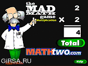 Флеш игра онлайн Сумасшедший Математика Игры: Умножение / The Mad Math Game: Multiplication