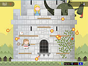 Флеш игра онлайн Принцесса и дракон / The Princess and The Dragon