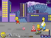Флеш игра онлайн Симпсоны / The Simpsons