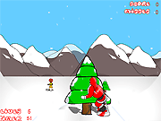 Флеш игра онлайн В Сноубординг Санта / The Snowboarding Santa