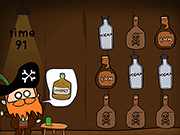 Флеш игра онлайн Пить Пирата / Thirsty Pirate