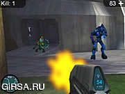 Флеш игра онлайн Хало - Новая Миссия / Halo - Combat Evolved