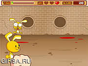 Флеш игра онлайн Кролик Панч / Rabbit Punch