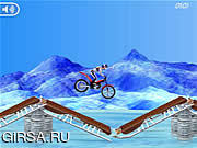 Флеш игра онлайн Bike Mania On Ice