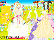 Флеш игра онлайн Dress Up Bride