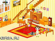 Флеш игра онлайн Гостиная Декор детская комната / Kid's Living Room Decor