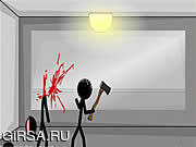 Флеш игра онлайн Stick Figure Penalty : Chamber 2