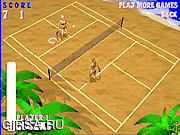 Флеш игра онлайн Beach Tennis