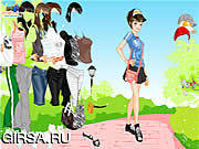 Флеш игра онлайн Одеваемся в парке / Dressup in the Park