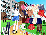 Флеш игра онлайн School Girl