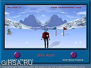 Флеш игра онлайн Лыжная Трасса