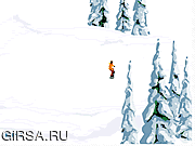 Флеш игра онлайн Snowboard