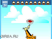 Флеш игра онлайн Garfield : Lasagna From Heaven