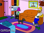 Флеш игра онлайн The Simpsons Home Interactive