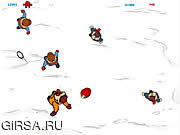 Флеш игра онлайн Ратник Snowball / Snowball Warrior