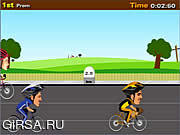 Флеш игра онлайн Cycle Racer