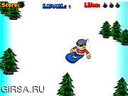 Флеш игра онлайн Super Snowboard X