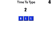 Флеш игра онлайн Время Тип / Time To Type
