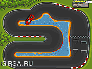 Флеш игра онлайн Время гонки! / Time trial race car 