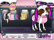 Флеш игра онлайн Puppini Тини: Мода Шоу Дизайнер / Tini Puppini: Fashion Show Designer
