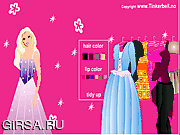 Флеш игра онлайн Tinkerbell Barbie Dress Up