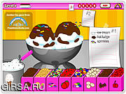 Флеш игра онлайн Крошечная Тина мороженое пломбир пик