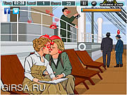 Флеш игра онлайн Титаник Поцелуй