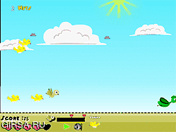 Флеш игра онлайн Трах - приключение крошечной птицы