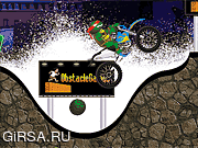 Флеш игра онлайн Приключения Ниндзи / TMNT Bike Ride