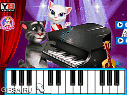 Флеш игра онлайн Tom и серенада Angela Piano / Tom and Angela Piano Serenade
