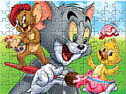Флеш игра онлайн Том и Джери - Пазл / Tom and Jerry - Puzzle 