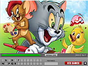 Флеш игра онлайн Том и Джерри: скрытые буквы