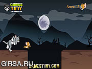 Флеш игра онлайн Tom And Jerry Halloween Run