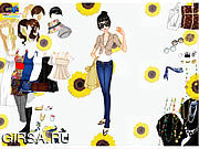 Флеш игра онлайн Top and Jeans Dress Up