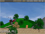 Флеш игра онлайн трактор Триал / tractor Trial