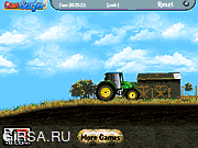 Флеш игра онлайн Трактор на ферме / Tractor At The Farm 