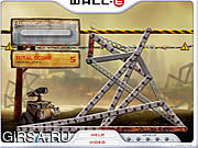 Флеш игра онлайн Wall-E Trash Tower