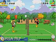 Флеш игра онлайн Хитрый утиный волейбол / Tricky Duck Volleyball