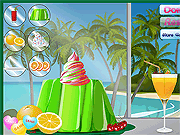 Флеш игра онлайн Тропический Желе-Десерт