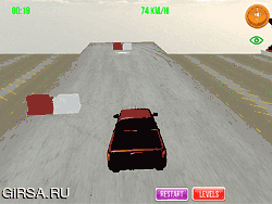 Флеш игра онлайн Соревнование грузовиков 3Д