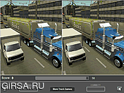 Флеш игра онлайн Найди отличия - Тележки / Truck Difference
